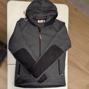 Fjallraven Dark Gray Hooded Performance Jacket